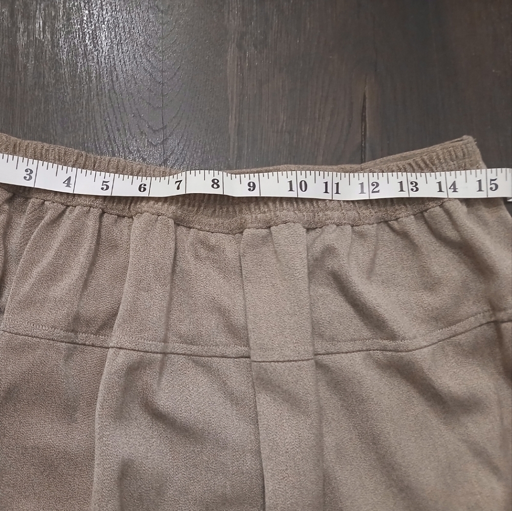 Vintage Tan Long Pleated Women's Skirt Liz Clairborne Plus Size:16 - Picture 9 of 10